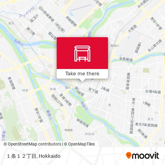 １条１２丁目 map