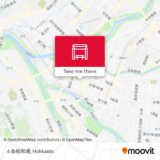 ４条昭和通 map