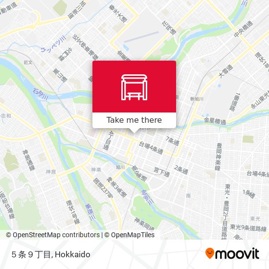 ５条９丁目 map