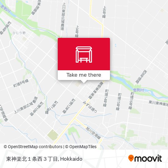 東神楽北１条西３丁目 map