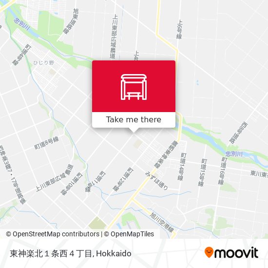 東神楽北１条西４丁目 map