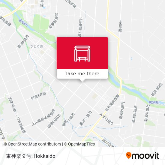 東神楽９号 map