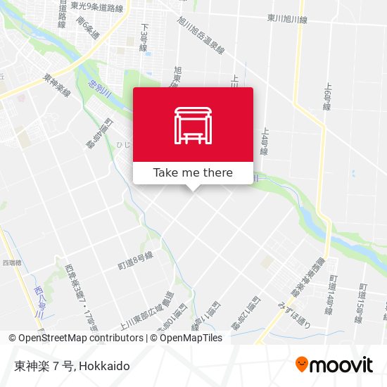 東神楽７号 map