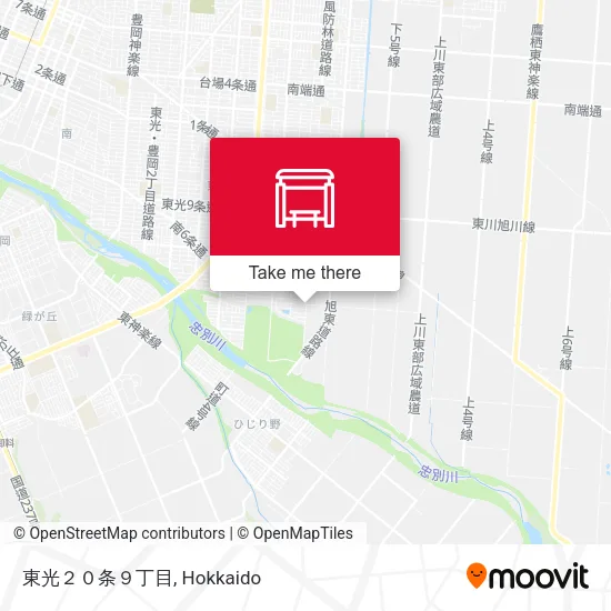 東光２０条９丁目 map
