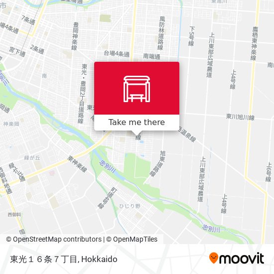 東光１６条７丁目 map