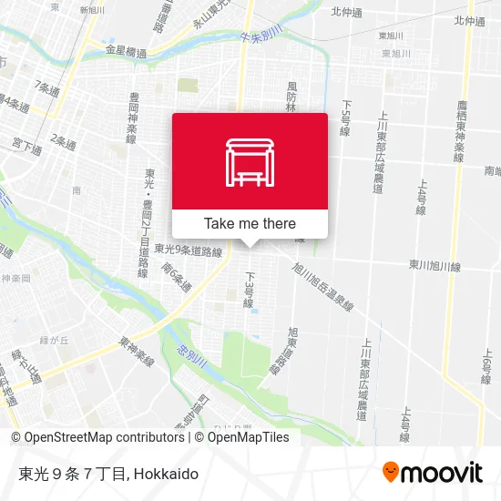 東光９条７丁目 map