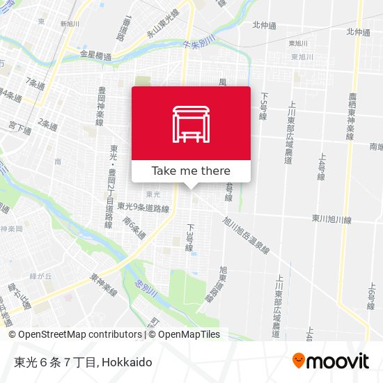 東光６条７丁目 map