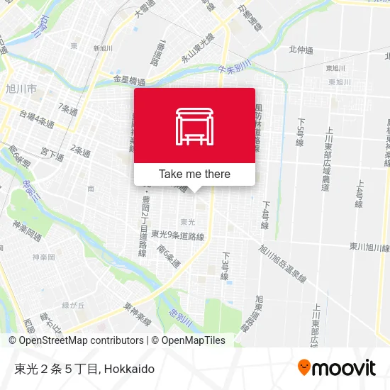 東光２条５丁目 map