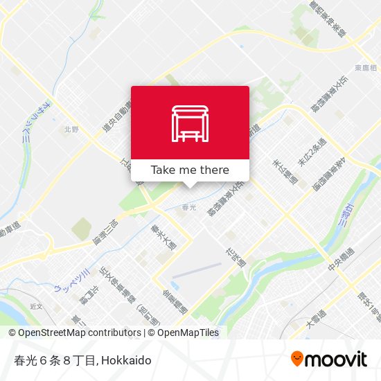 春光６条８丁目 map