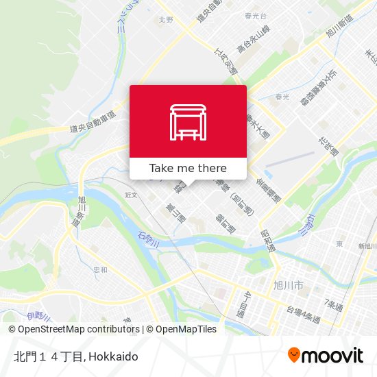 北門１４丁目 map