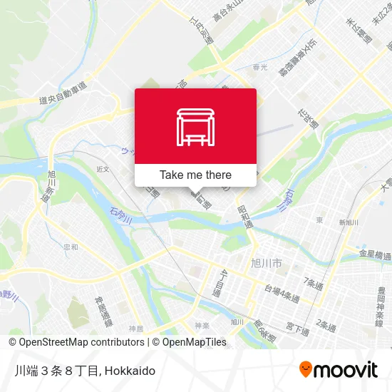 川端３条８丁目 map