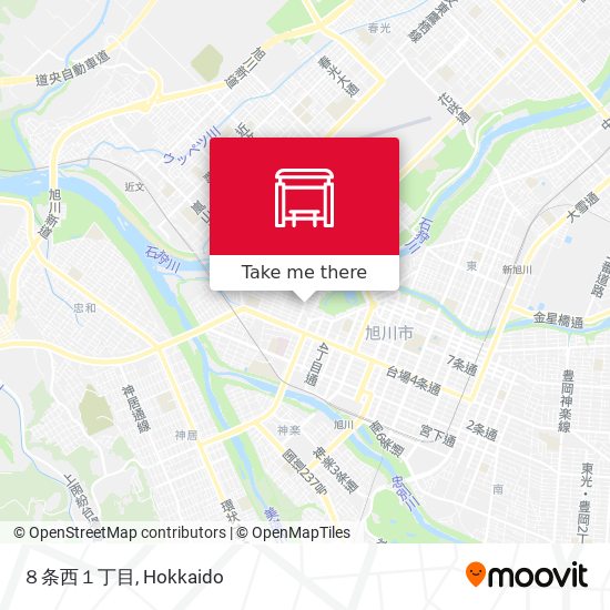８条西１丁目 map
