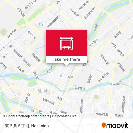 東６条８丁目 map
