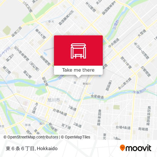 東６条６丁目 map