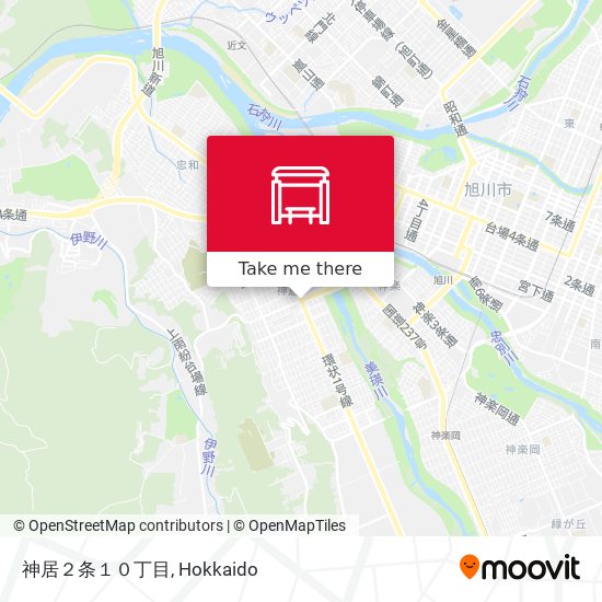神居２条１０丁目 map