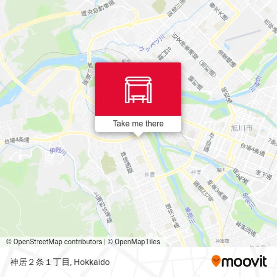 神居２条１丁目 map