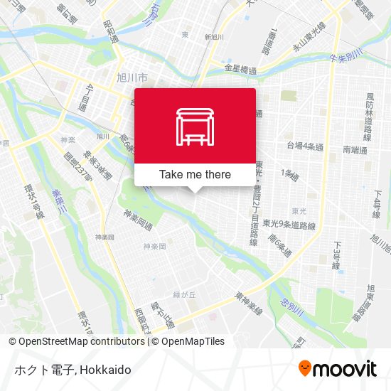ホクト電子 map