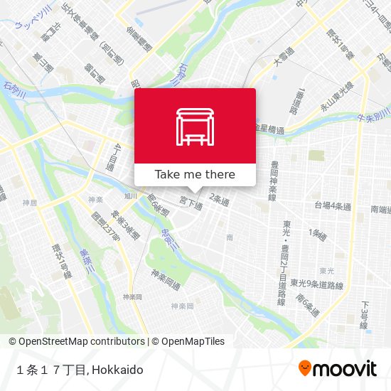１条１７丁目 map