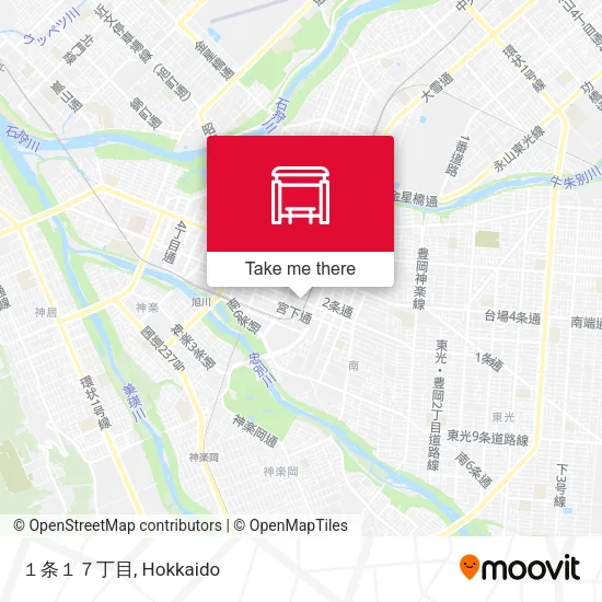 １条１７丁目 map