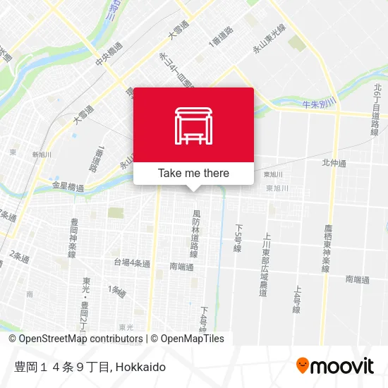 豊岡１４条９丁目 map