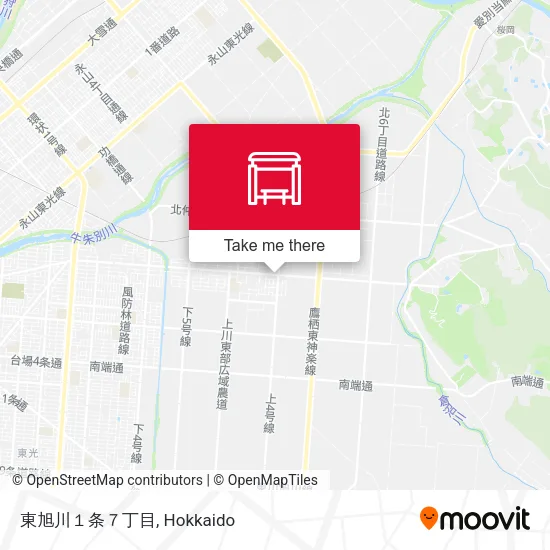 東旭川１条７丁目 map