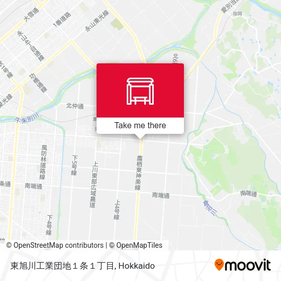 東旭川工業団地１条１丁目 map