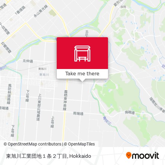 東旭川工業団地１条２丁目 map