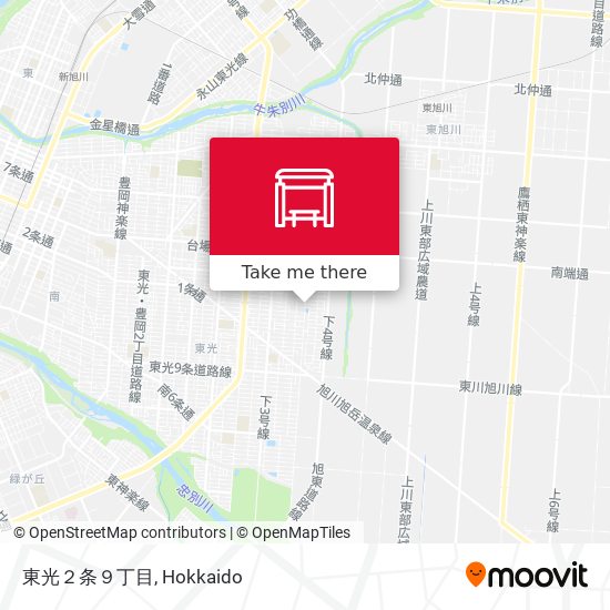 東光２条９丁目 map