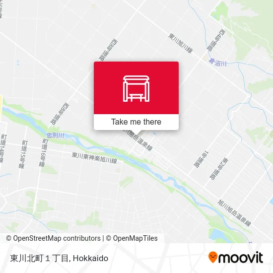 東川北町１丁目 map