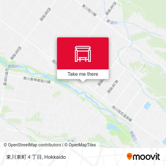 Higashikawa Higashi-machi 4-chome map