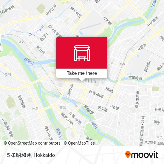 ５条昭和通 map