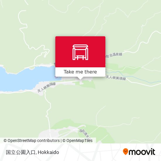 国立公園入口 map