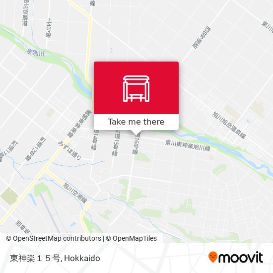 東神楽１５号 map