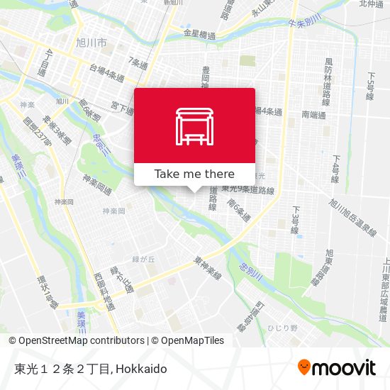 東光１２条２丁目 map