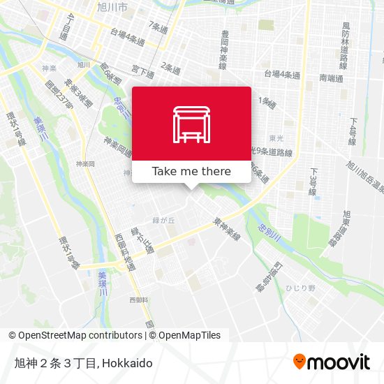 旭神２条３丁目 map