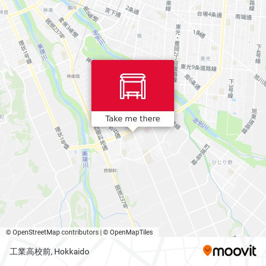 工業高校前 map