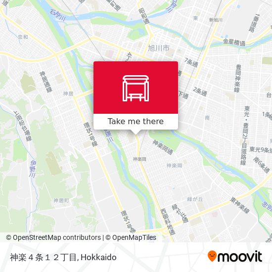 神楽４条１２丁目 map