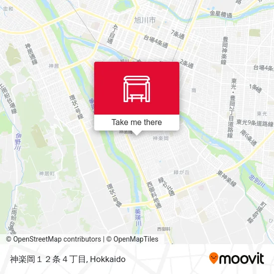 神楽岡１２条４丁目 map