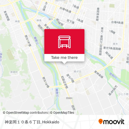神楽岡１０条６丁目 map