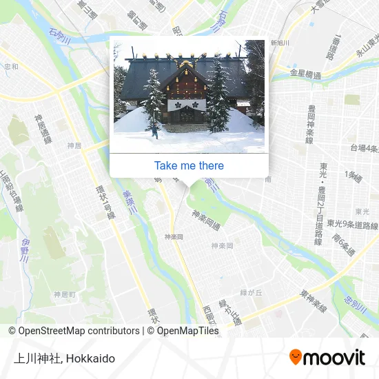 上川神社 map