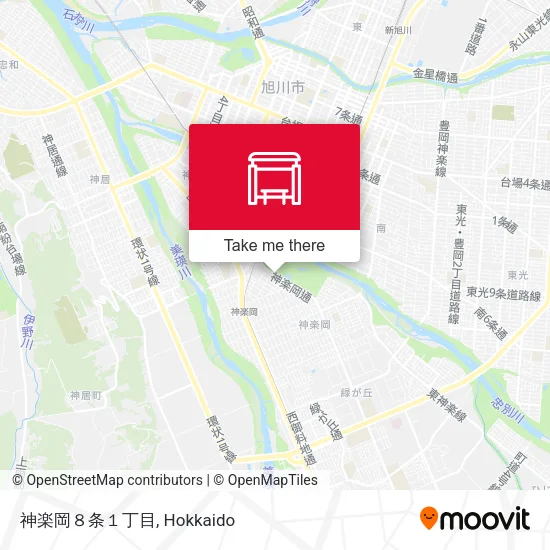 神楽岡８条１丁目 map