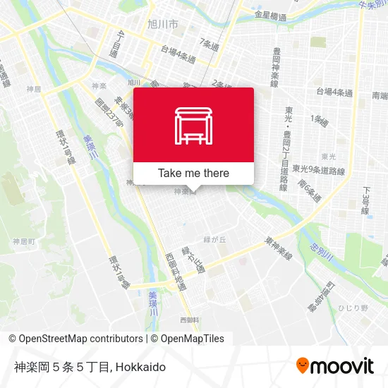 神楽岡５条５丁目 map