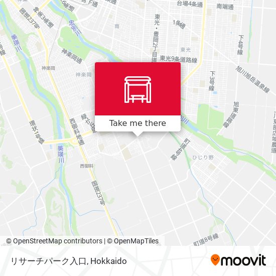 リサーチパーク入口 map