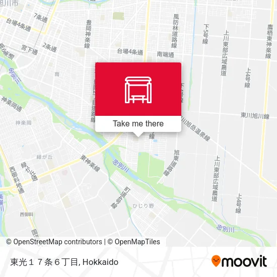 東光１７条６丁目 map