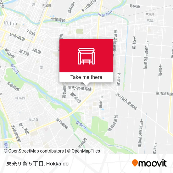 東光９条５丁目 map