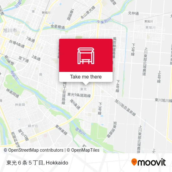 東光６条５丁目 map