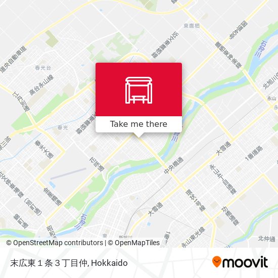 末広東１条３丁目仲 map
