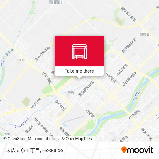 Suehiro 6-jo 1-chome map