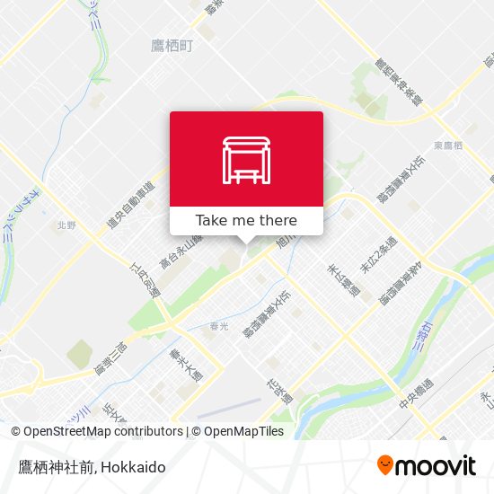 鷹栖神社前 map