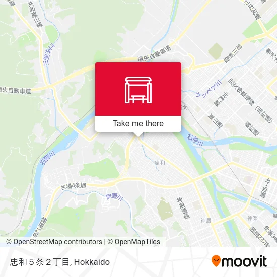 忠和５条２丁目 map
